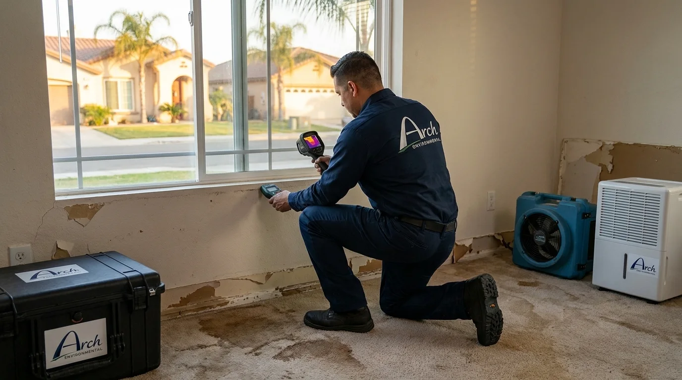 Post-Flood Mold Assessment in Kingsburg